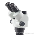 new model 5-55x stereo microscope trinocular head